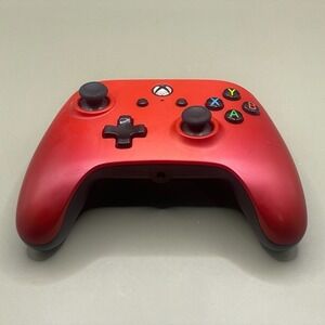 PowerA Xbox One S/X Wired Enhanced Controller  1506685-01‎ - Red NO CABLE